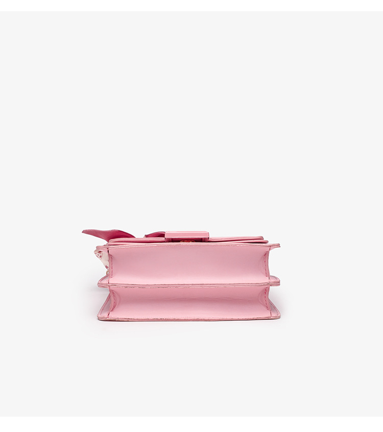 Light Luxury Adjustable Shoulder Strap Bag New Pink Embossed Crossbody Handbag